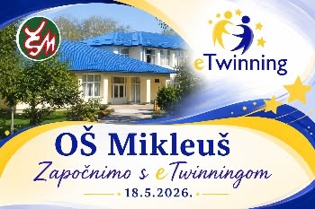 OŠ Mikleuš nastavlja graditi svoju europsku dimenziju uz eTwinning!